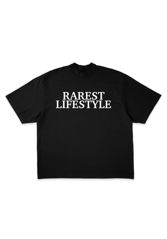RAREST LIFESTYLE OVERSIZED TEE (black/white)