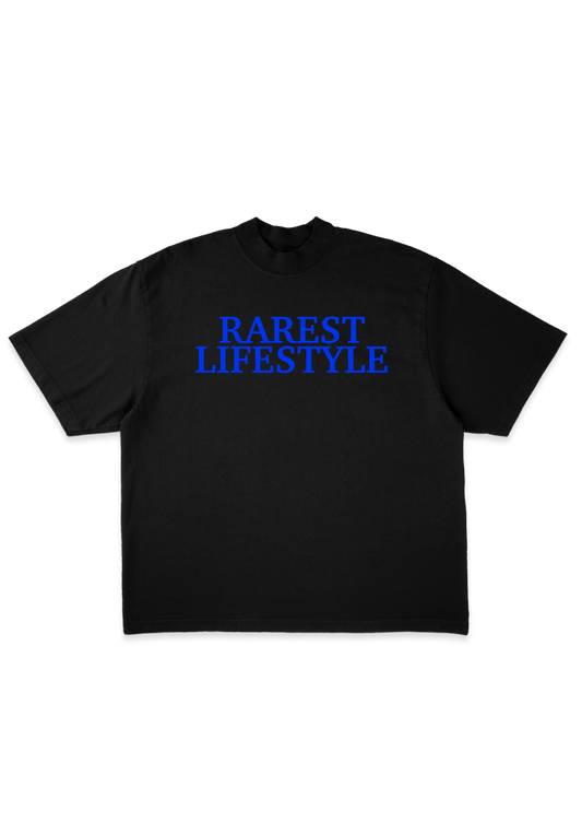 RAREST LIFESTYLE OVERSIZED TEE (black/blue)